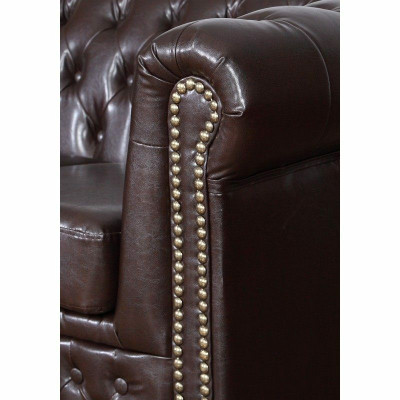 Chesterfield Sofa set Sofa 3+1 Couch Upholstery Set Sofas Couches Leather Furniture