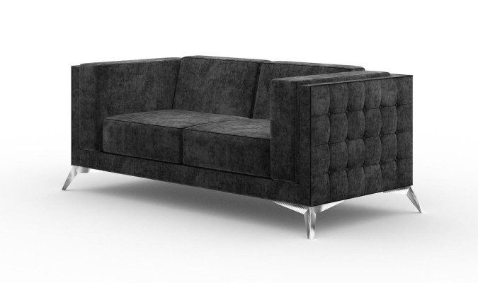 Sofa 2 Seater Fabric Couch Textile Two-seater Design Modern Seat Upholstery Sofas