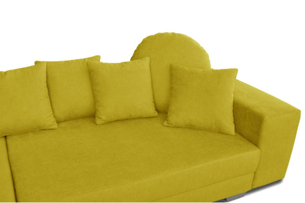 Yellow Corner sofa Corner sofa Corner suite Upholstery Sofa Couches Sofas Living landscape