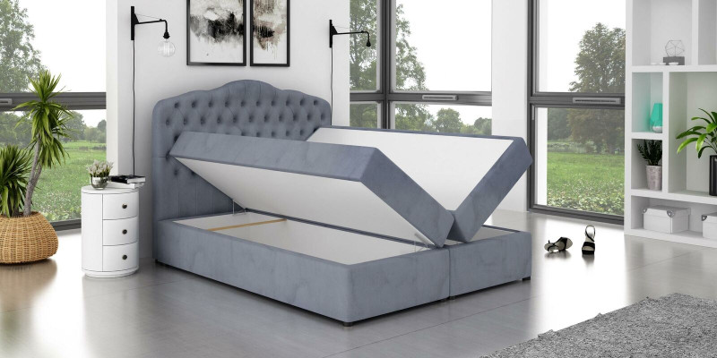 Designer Bed Chesterfield Hotel Beds Double Sleep Room Luxury
