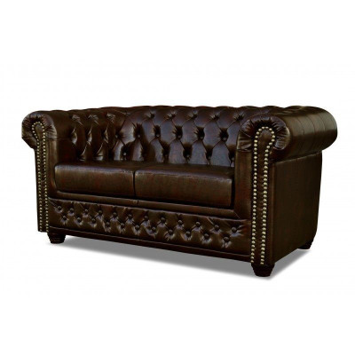 Chesterfield Sofa York 2 Seater with Bed function Couch Upholstery Sofas Couches new