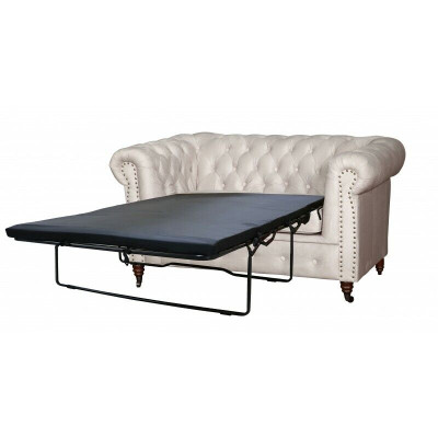 Chesterfield Oxford 2 Seater with Bed function Couch Upholstery Sofas Couches new