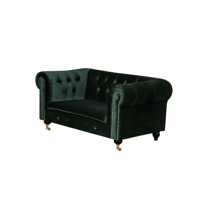 Chesterfield 2 seater classic luxury decorative rococo baroque sofa textile