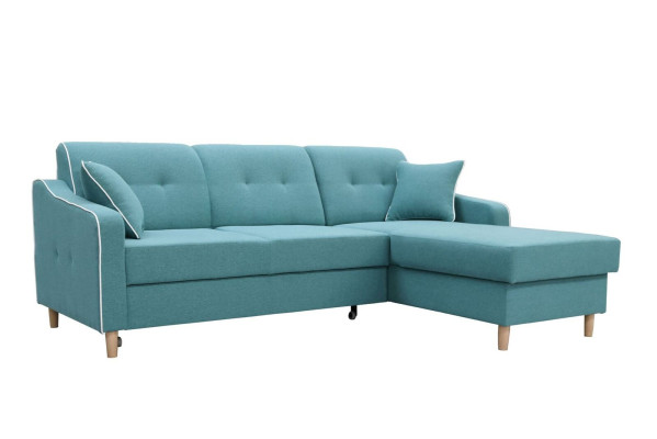 Design Corner sofa L-shape Sofa Couch Upholstery Bed function Sofa bed Textile