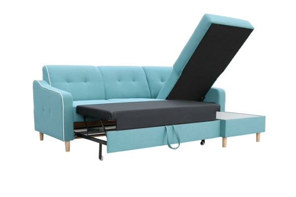 Design Corner sofa L-shape Sofa Couch Upholstery Bed function Sofa bed Textile