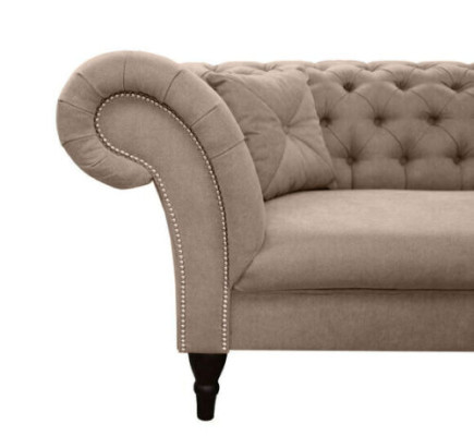 3 Seater Couch Upholstery Sofa Chesterfield Couches Three-seater Imitation leather Immediately
