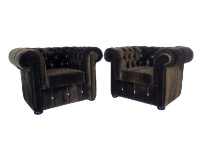 Armchair COUCH SOFA TELEVISION CHAIR LOUNGE Upholstery CHEF Office SWIVEL CHAIR CHESTER 13