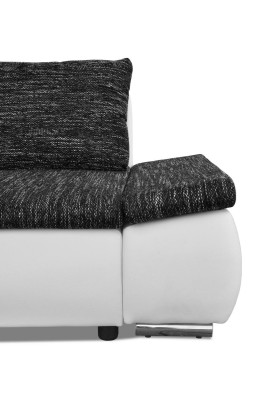 Design Modern Corner sofa L-shape Bed function Couch Leather Textile Sofas new