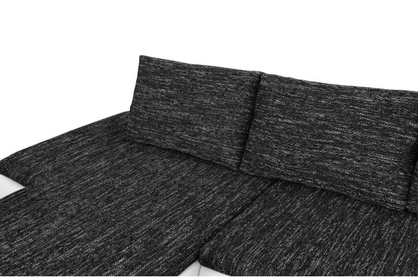 Design Modern Corner sofa L-shape Bed function Couch Leather Textile Sofas new