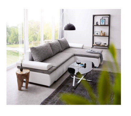 Design Corner sofa Sofa bed Bed function Couch Leather Textile Upholstery Sofas Fabric