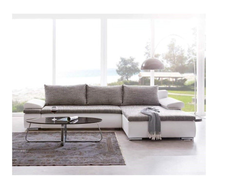 Design Corner sofa Sofa bed Bed function Couch Leather Textile Upholstery Sofas Fabric