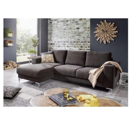 Living landscape L-shape Corner sofa Couch Design Upholstery Textile Suite Sofa