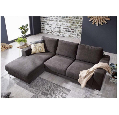 Living landscape L-shape Corner sofa Couch Design Upholstery Textile Suite Sofa