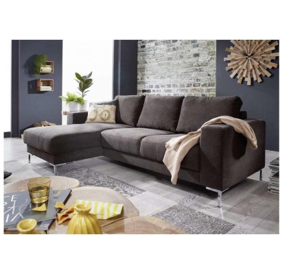 Living landscape L-shape Corner sofa Couch Design Upholstery Textile Suite Sofa