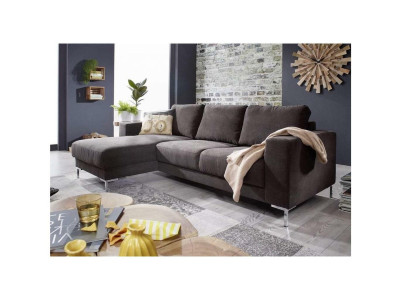 Living landscape L-shape Corner sofa Couch Design Upholstery Textile Suite Sofa