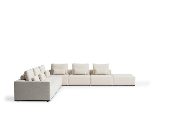 Sofa Corner sofa L-shape Couch Upholstery Seat Modern Living room Textile Furniture