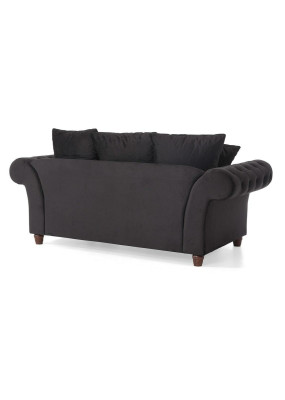 Design Sofa 2 Seater Chesterfield Fabric Couch Sofa Upholstery Sofas Two-seater new