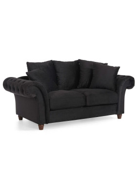 Design Sofa 2 Seater Chesterfield Fabric Couch Sofa Upholstery Sofas Two-seater new