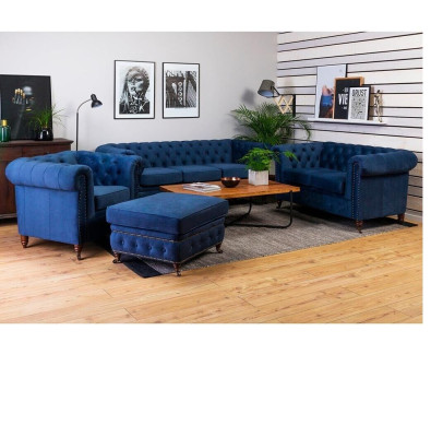 Chesterfield 3 Seater Couch Upholstery Couches Seat Living room Sofa Three-seater new
