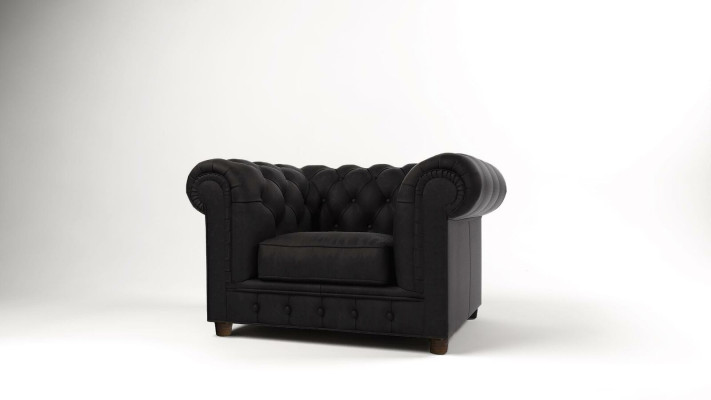 Elegant design Chesterfield Armchair Upholstery TV Seat Lounge Club Textile