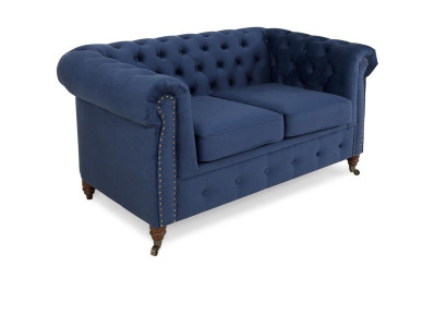 designer 2 Seater Textile Sofas Couches new Chesterfield Couch Upholstery