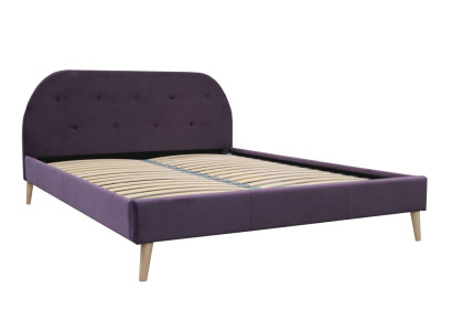 Designer Bed Beds Marriage bed Double bed Upholstered bed Bedroom Textile bed