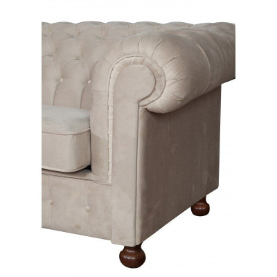 Chesterfield 1 Seater TV Chair Club Lounge Relax Armchair Textile Leather Sofas