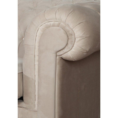 Chesterfield 1 Seater TV Chair Club Lounge Relax Armchair Textile Leather Sofas