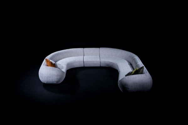 Upholstery U-shape Living landscape Living room set Luxury Couche Modern