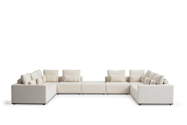 Corner sofa L-shape Living room Couch Textile Furniture Design Modern Upholstered sofa