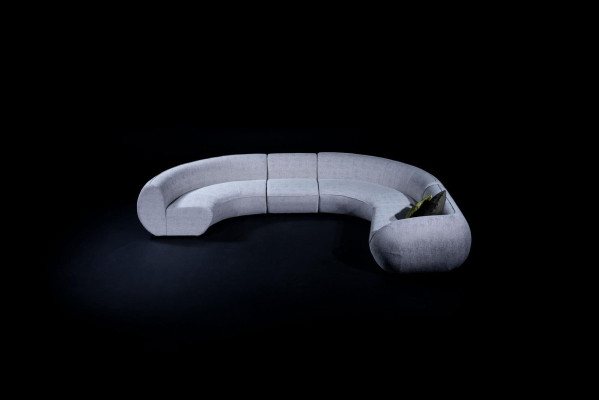Semicircular U-shape Sofa Corner sofa Living landscape Furniture Designer Corner sofa en