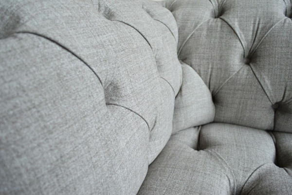 Design Chesterfield Sofa 3 Couch Sofa Set Fabric Upholstery Leather Three Seater Couches