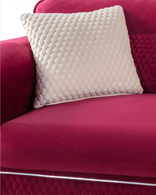 Sofa 3 Seater Rose Fabric Living room Luxury Furniture Three Seater Couch new