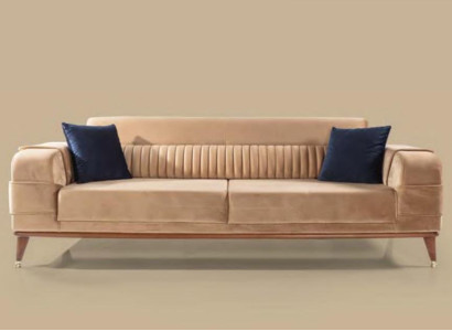 Three Seater Luxury Sofa 3 Seater Sofas Seater Fabric Beige Living room new