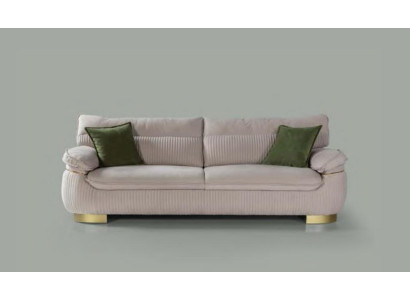 Three Seat Luxury Sofa 3 Seater Sofas Design Furniture Style Fabric xxl big new
