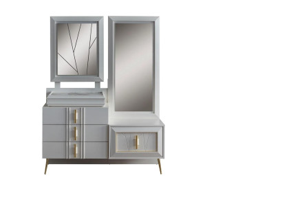 Dressing table with Mirror Luxury Console Exclusive Bedroom set 2 pieces