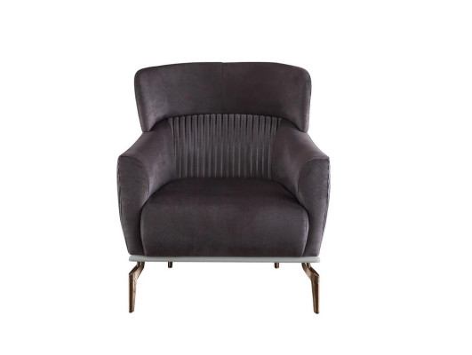 Armchair Modern Black Lounge Club Living room Textile Luxury Design