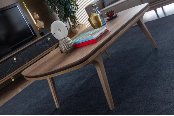Coffee table 130 x 75 Table Furniture Furnishings Wooden tables Modern Furniture