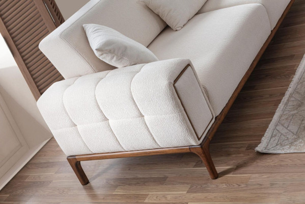 Sofa 3 Seater Modern Furniture White Color Living room Luxury three seater