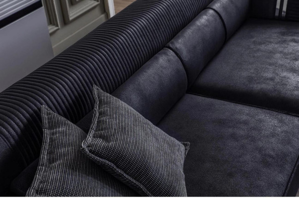 Sofa 3 Seater Modern Furniture White Living room Luxury Designer 235cm Furnishings