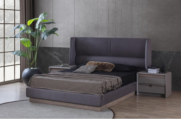Bedroom Set Luxury Complete's Bed 2x Bedside table Modern 3-piece new