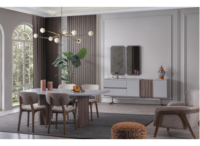 Dining room set dining set Group Table Chairs 8 pieces. Modern furniture dining set