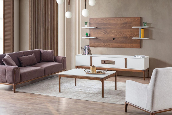 Stil Living room set Wall unit 2 pieces. Sideboard TV wall panel living walls