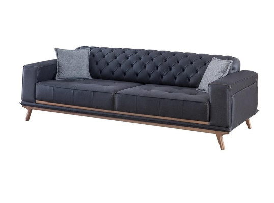 Sofa 4 Seater Design Sofas Upholstery Textile Relax Seat Furniture Modern