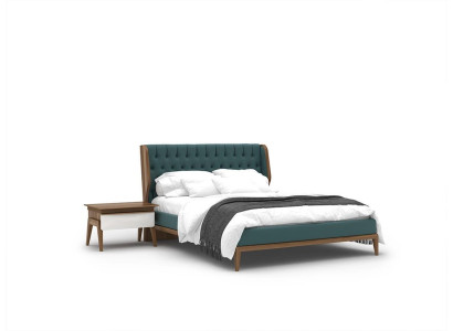 Bedroom Set 3pcs Luxury Double Bed 2x Bedside tables Modern Furniture