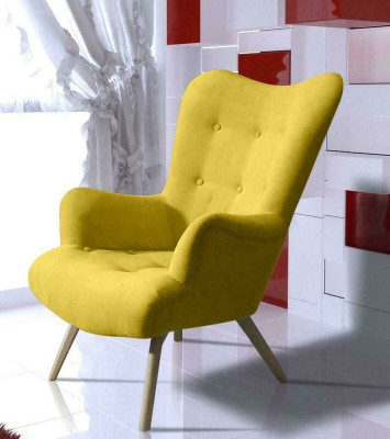 Armchair Single Seater Lounge Club Furniture Wing Chair Sofa Couch TV Upholstery new