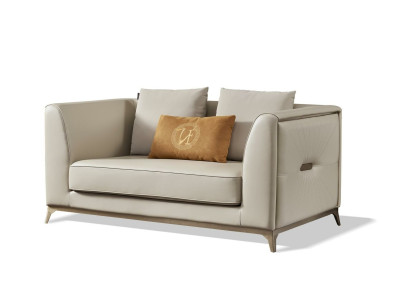 Armchair Leather TV Couch 1 Seater Relax Sofa Luxury Upholstery Single Seater