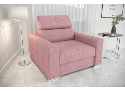 Armchair Modern Lounge Club Living room Modern Textile Fabric Red Creative Furniture