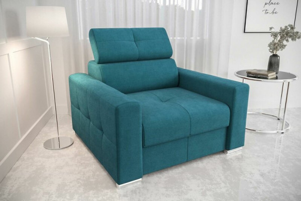 Armchair Modern Lounge Club Living room Modern Textile Fabric Red Creative Furniture