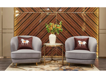 Set 2x Living room Armchair Side table Table Sofa Coffee table Table Side